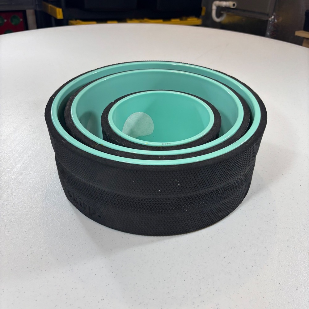 Chirp Wheel+ 3 Pack Back Pain Relief Set 12in 10in 6in Black Mint
